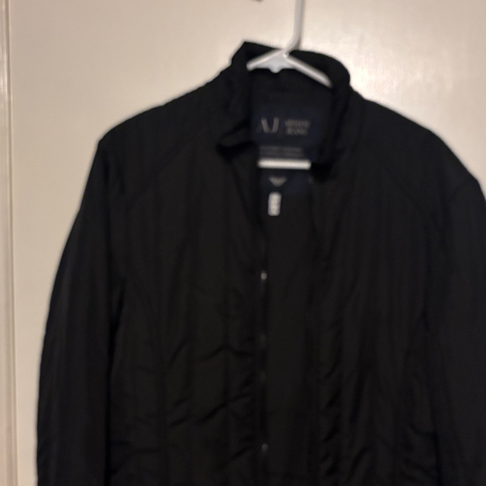 Armani Jeans Black Lightweight Jacket